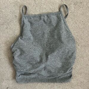 Gray Sleeveless Top